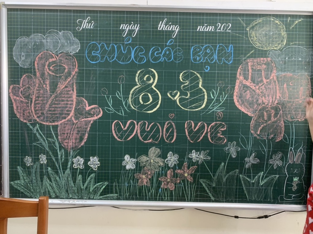 Lớp 5A7 tưng bừng tổ chức 8/3