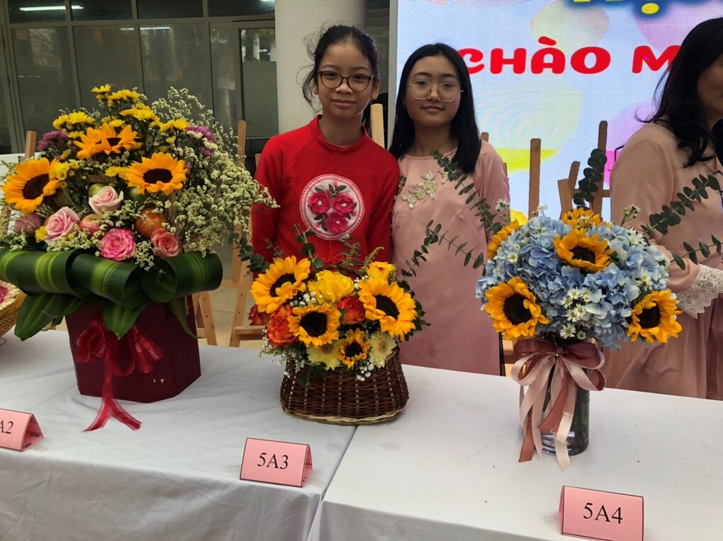 Lớp 5A3 hào hứng đón chào ngày Quốc tế Phụ nữ 8/3