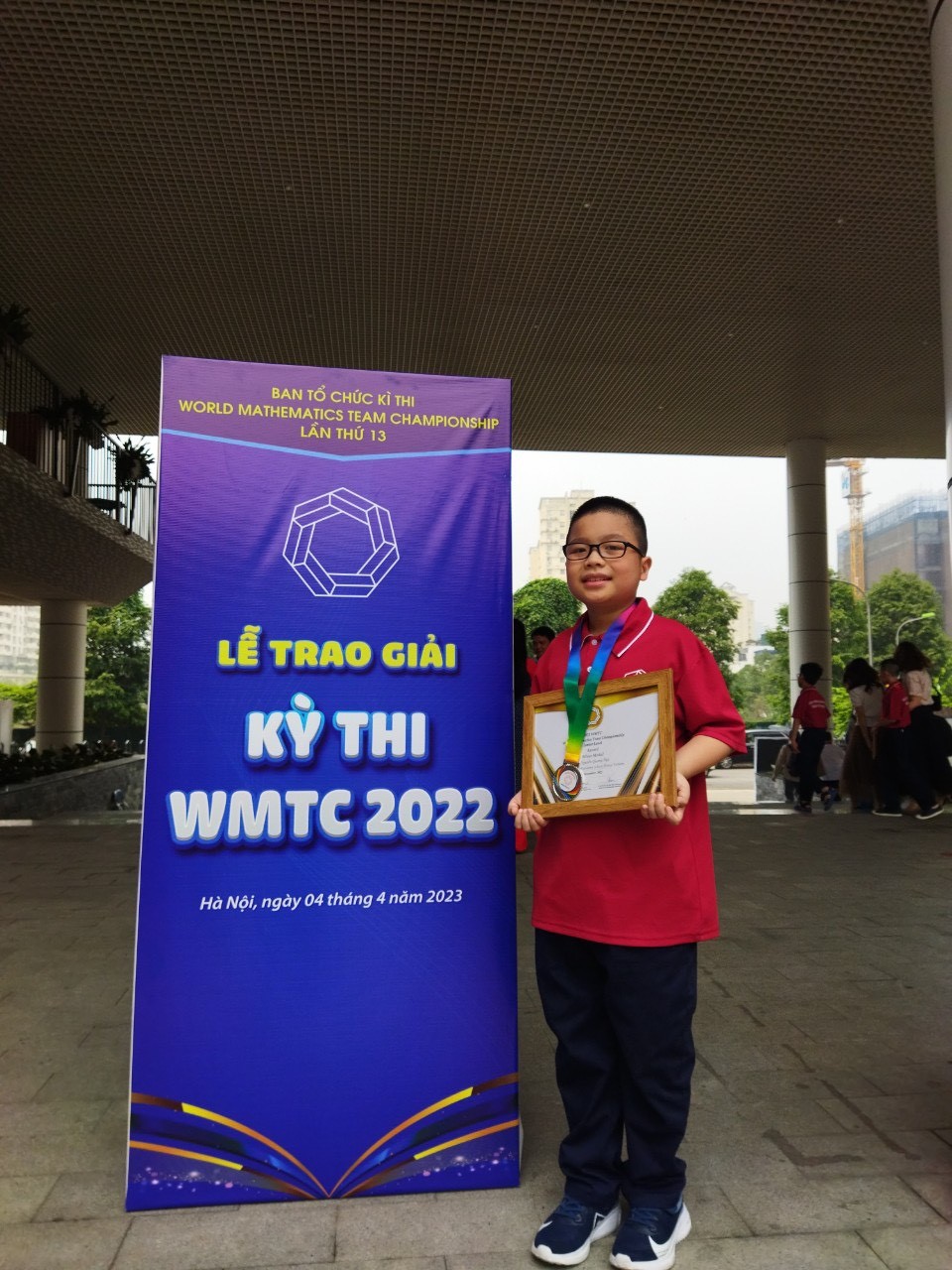 Vinh danh cậu học trò nhỏ của trường Tiểu học Ngọc Khánh đạt thành tích xuất sắc tại các kỳ thi Toán Quốc tế năm 2023