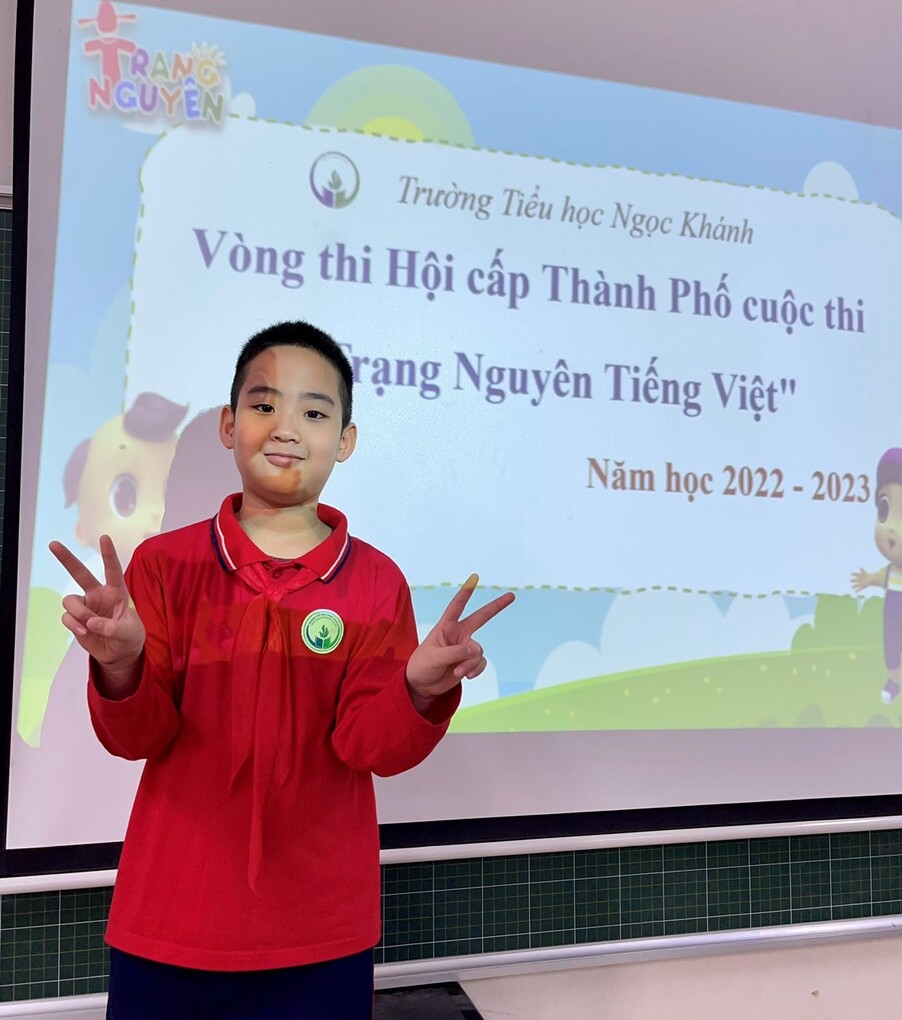 Tuyên dương học sinh Đỗ Nam Khánh lớp 3A7