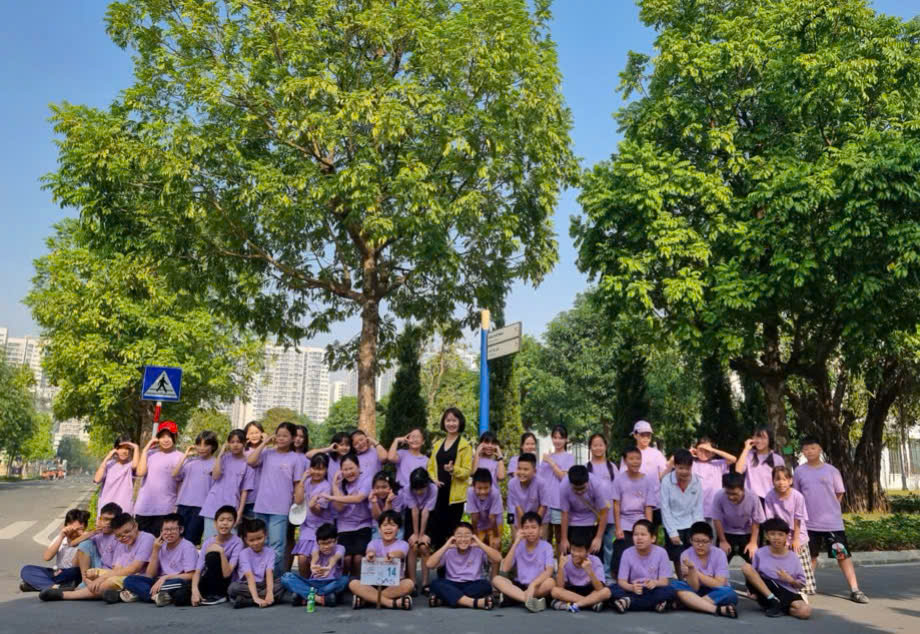 LỚP 5A5 HÁO HỨC THAM QUAN TRẢI NGHIỆM TẠI CÔNG VIÊN KHOA HỌC VIỆT NAM