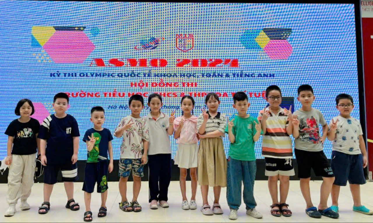 THÀNH TÍCH “ĐÁNG NỂ” CỦA LỚP 3A5 TRONG KÌ THI OLYMPIC ASMO 2024