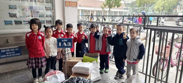 Tập thể lớp 1A3 với phong trào “ Kế hoạch nhỏ”