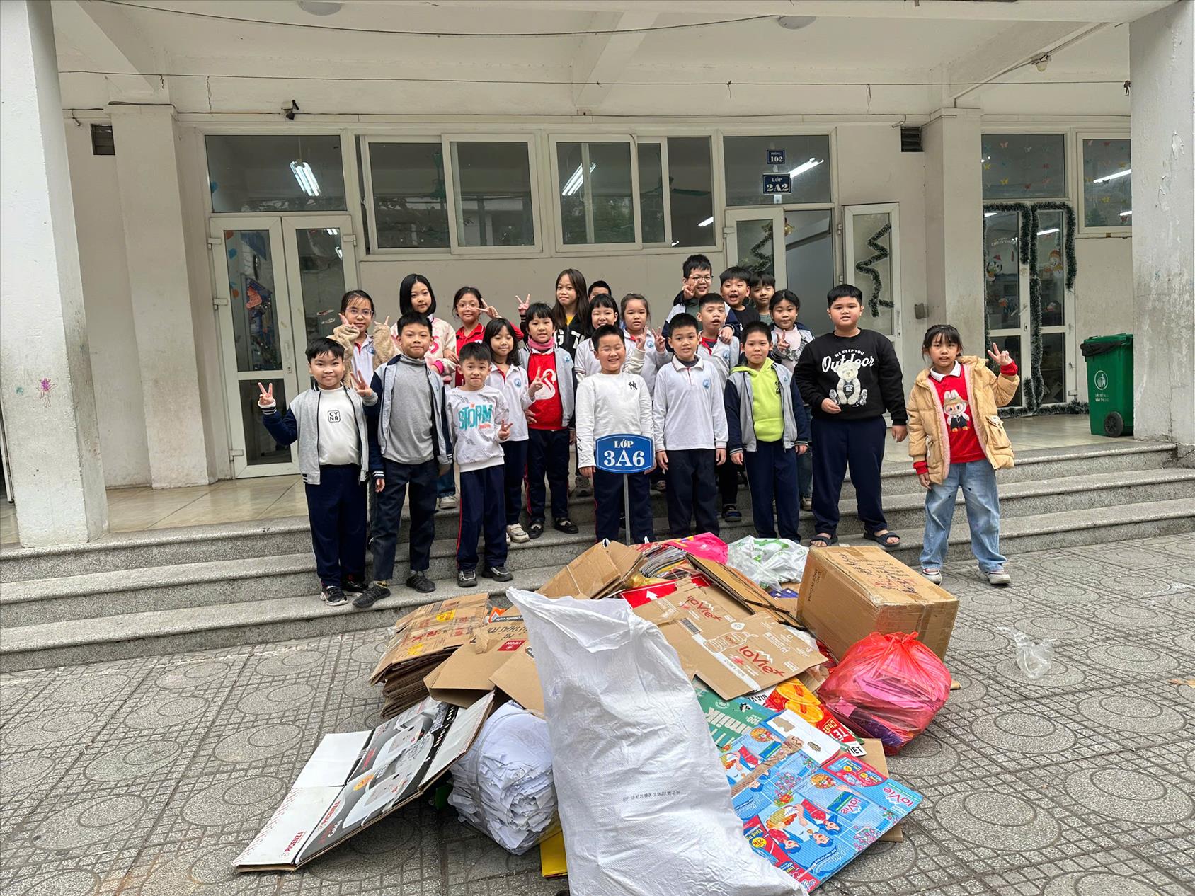 Tập thể lớp 3A6 với phong trào “ Kế hoạch nhỏ”