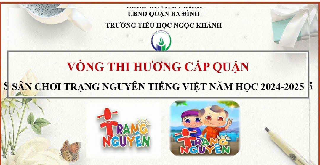 LỚP 3A6 HÀO HỨNG THAM GIA VÒNG THI HƯƠNG CUỘC THI " TRẠNG NGUYÊN TIẾNG VIỆT"