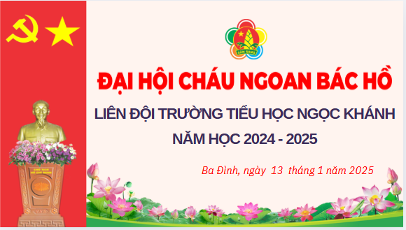 Đại hội Cháu ngoan Bác Hồ năm học 2024-2025 với chủ đề: “Ngày hội Thiếu nhi Thủ đô tiến bước dưới cờ Đoàn”