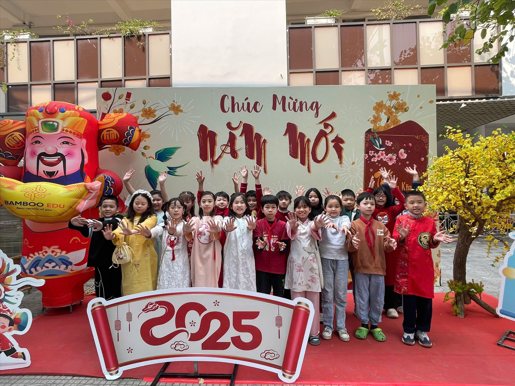 Lớp 4A1: Vui hội bánh chưng 2025 - “Bánh chưng xanh – Tết an lành”