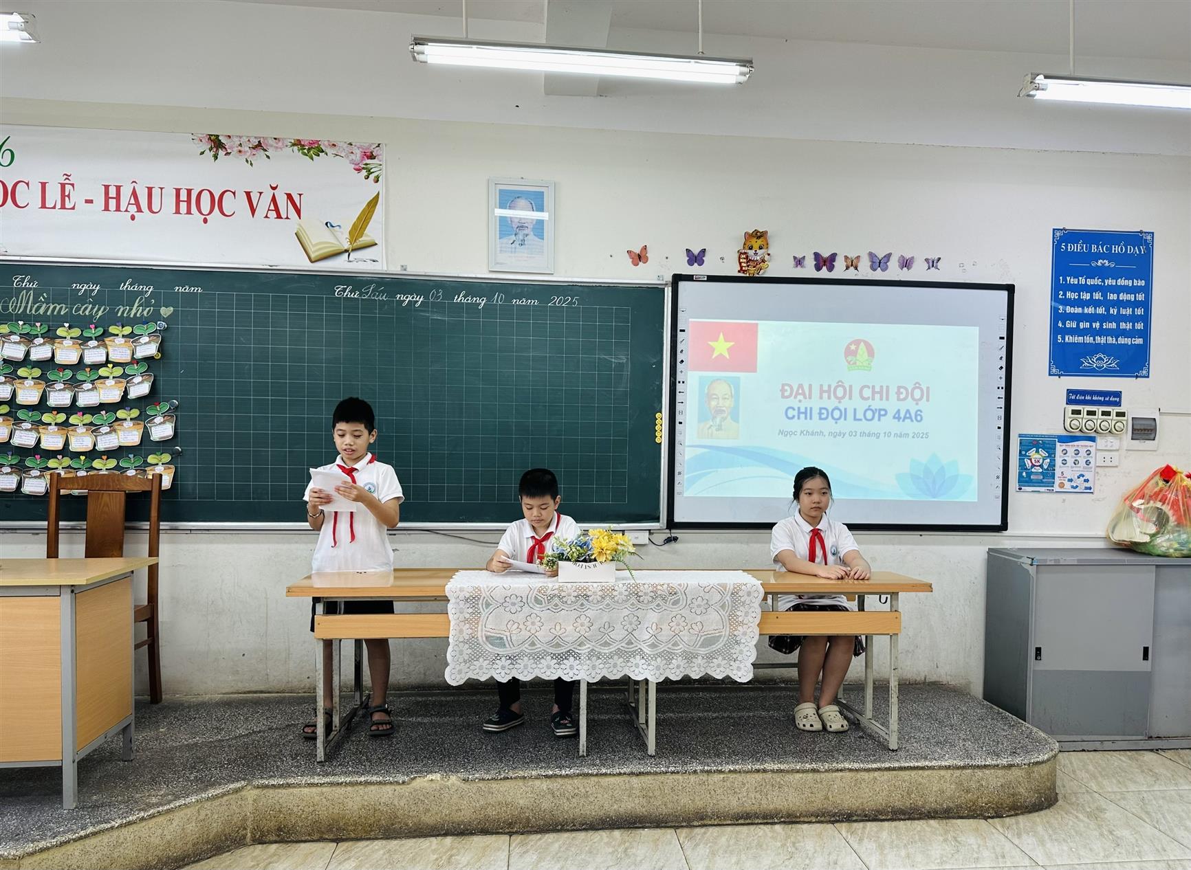 Đại hội Chi đội lớp 4A6 nhiệm kì 2025 – 2026