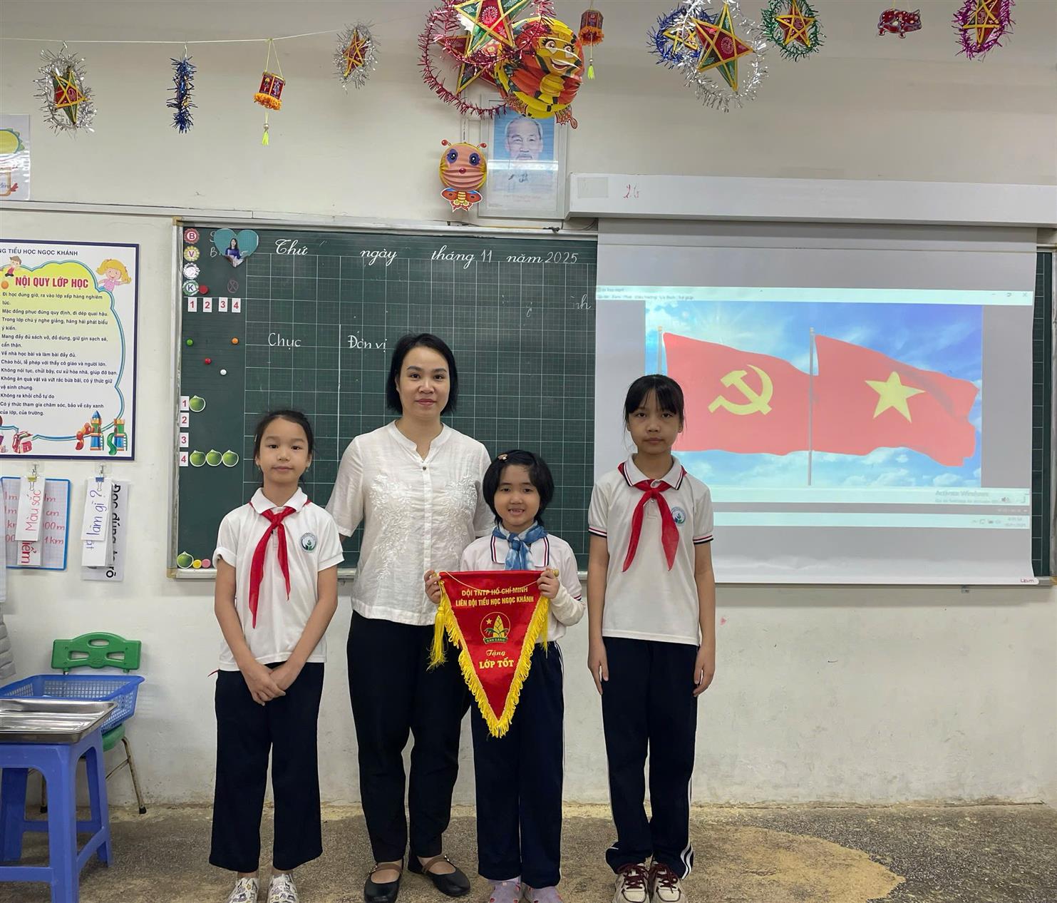 Niềm vui đầu tuần của học sinh lớp 2A6