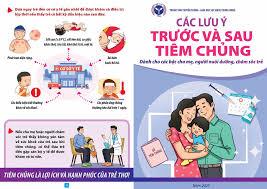 Các lưu ý trước và sau khi tiêm chủng dành cho cha, mẹ học sinh