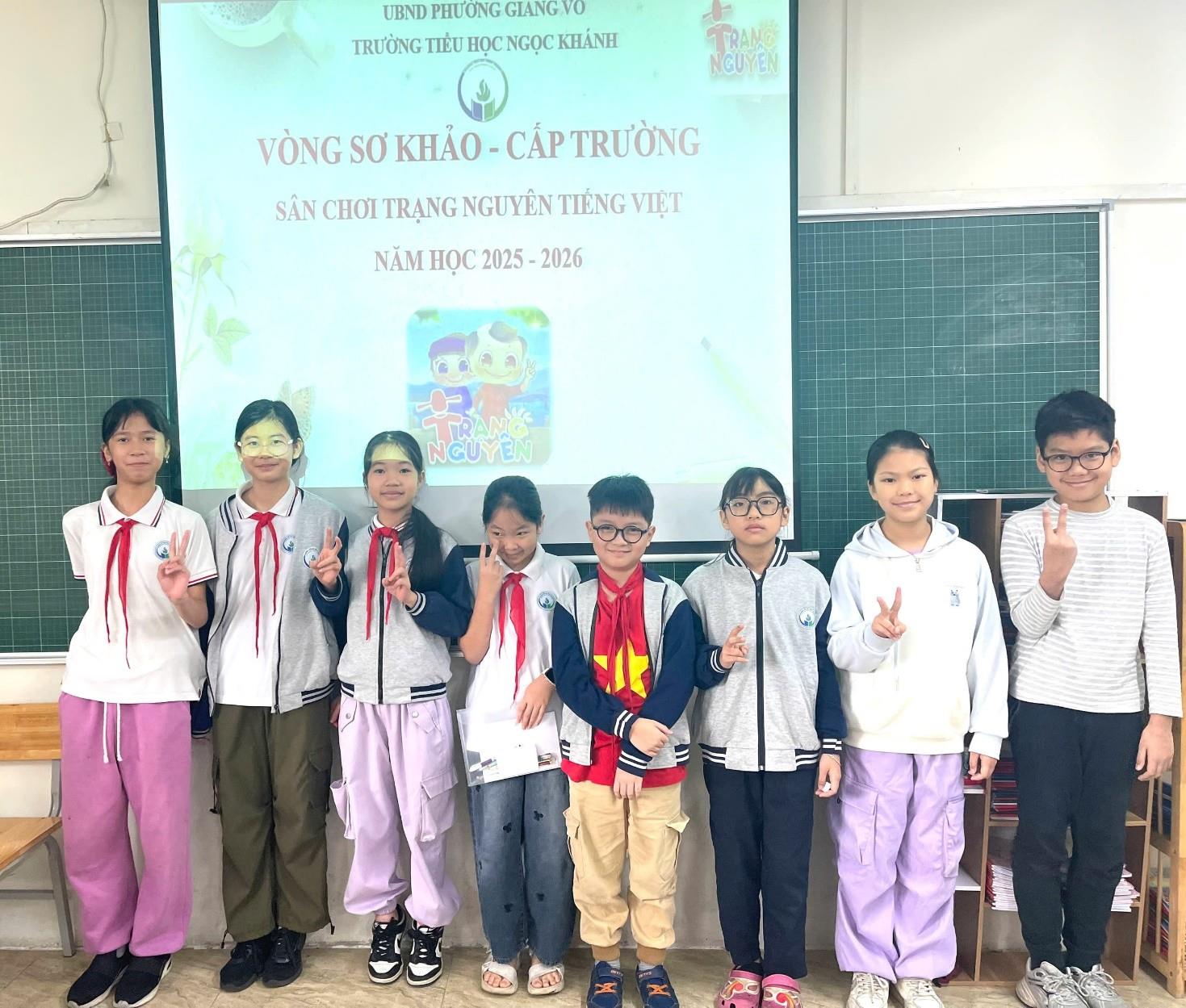 5A3 thi Trạng Nguyên Tiếng Việt cấp trường