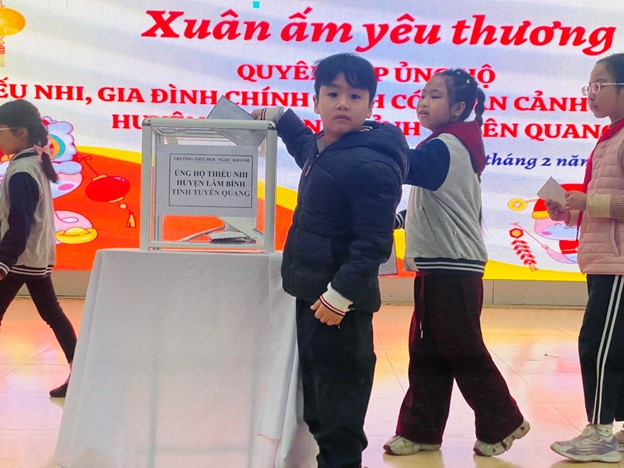 1A1 với chương trình ủng hộ “Xuân ấm yêu thương”.