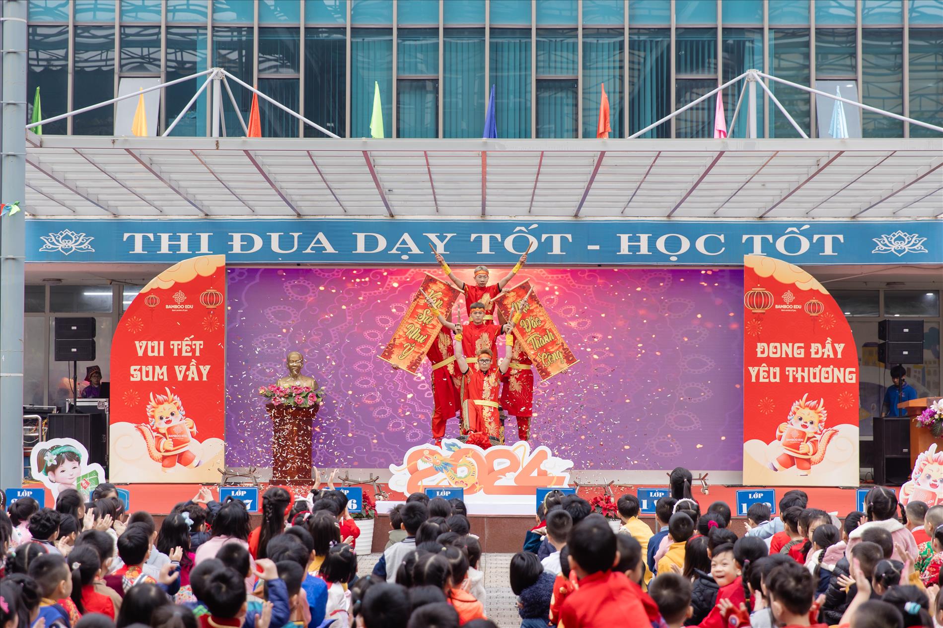 Lễ hội bánh chưng và sơ kết học kì 1 (23-24)