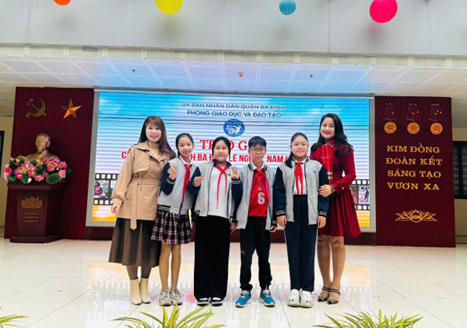 Học sinh 5A4 đạt giải cao trong cuộc thi “Học sinh Ba Đình lễ nghĩa”