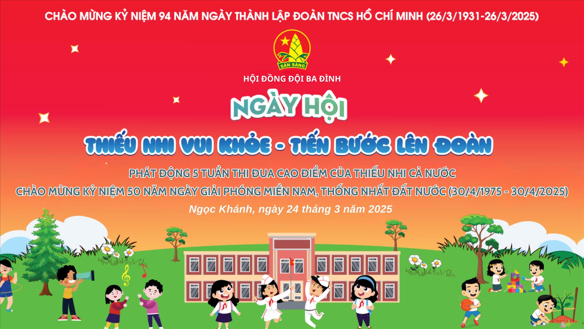 Ngày hội “Thiếu nhi vui khỏe – Tiến bước lên Đoàn” năm 2025