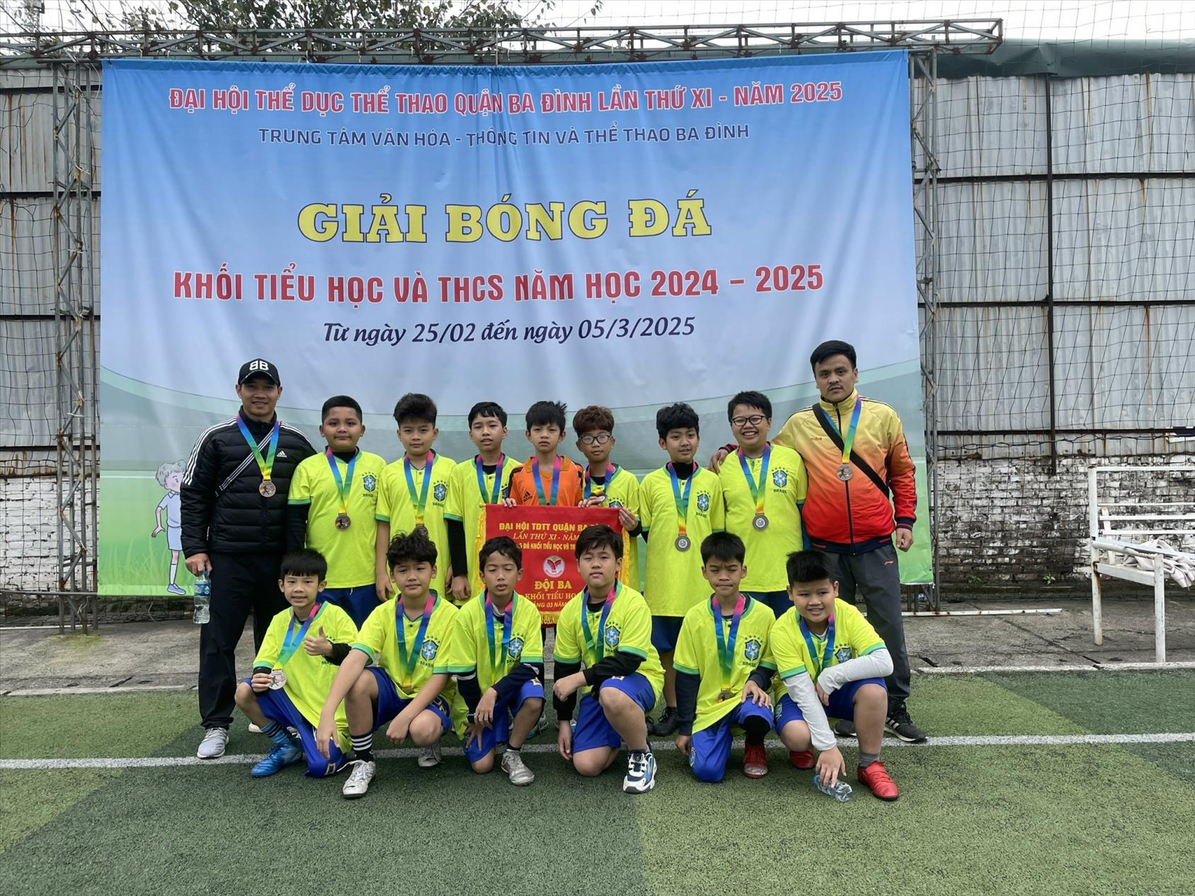 5A1 tham gia giải bóng đá cấp quận