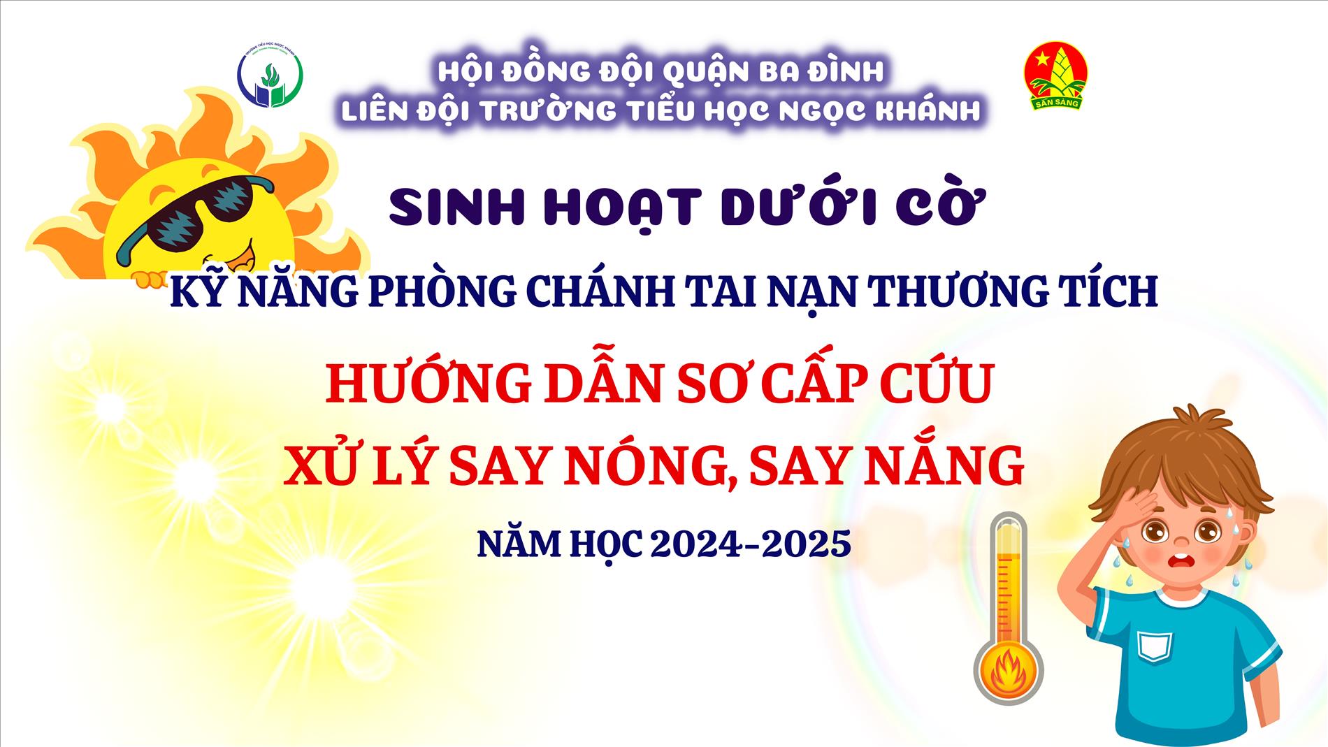 Học sinh lớp 3A3 hào hứng tham gia buổi tuyên truyền các kĩ năng phòng tránh tai nạn thương tích trong những buổi sinh hoạt đầu tuần.