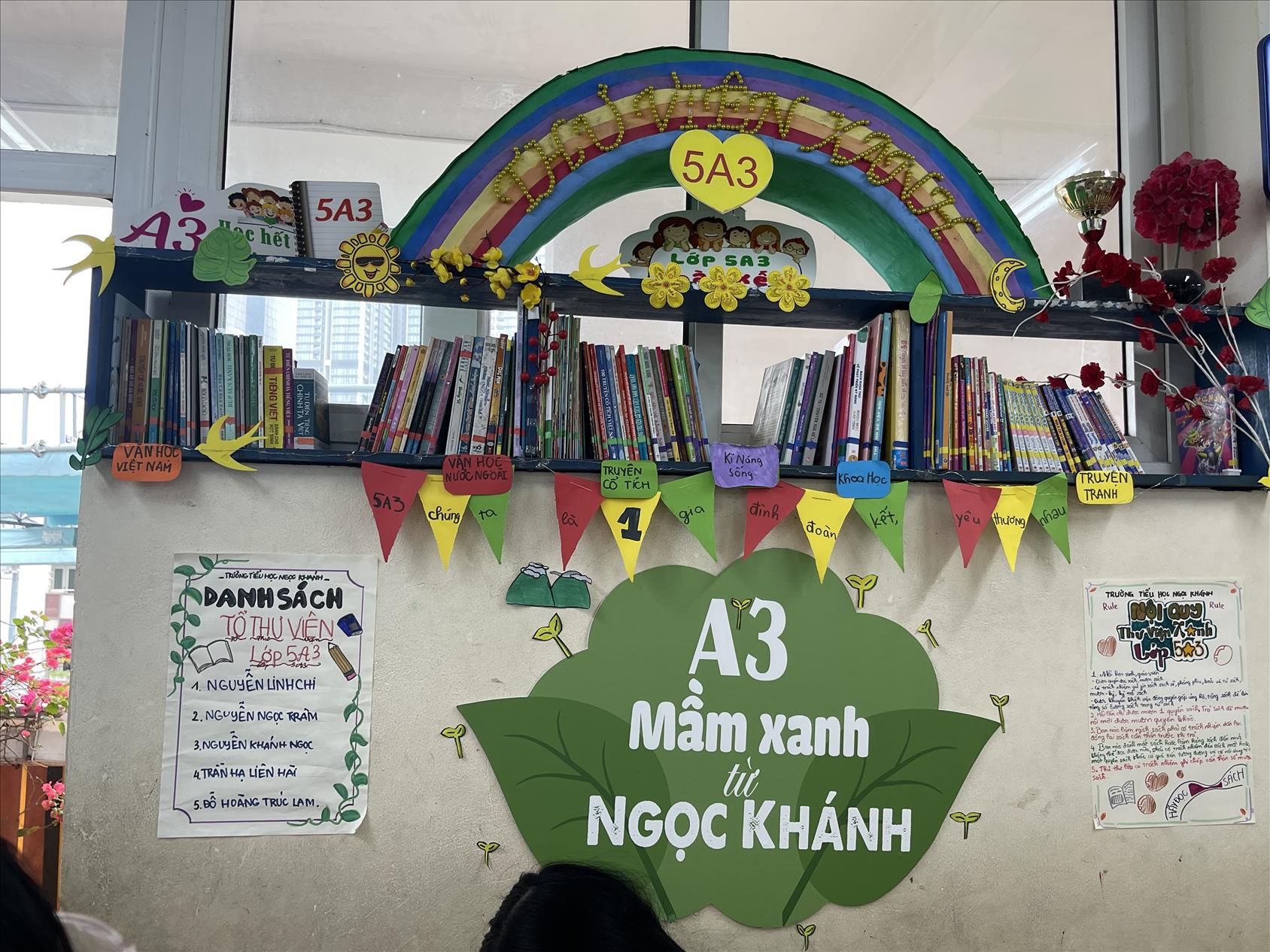 Lớp 5A3 hào hứng tham gia các cuộc thi của chuỗi hoạt động “Ngày hội sách” lần 2 của trường Tiểu học Ngọc Khánh