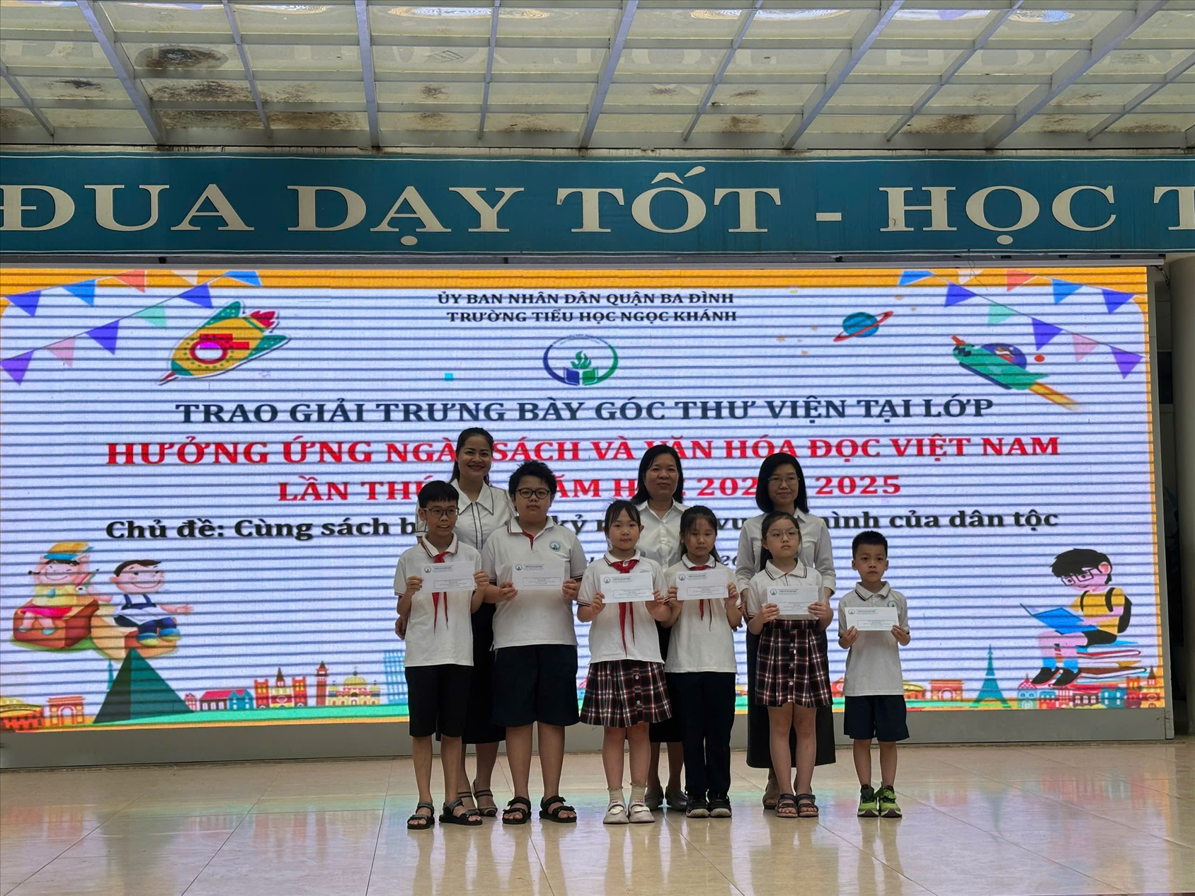 ​Trường Tiểu học Ngọc Khánh hưởng ứng Ngày sách và văn hóa đọc Việt Nam lần thứ IV