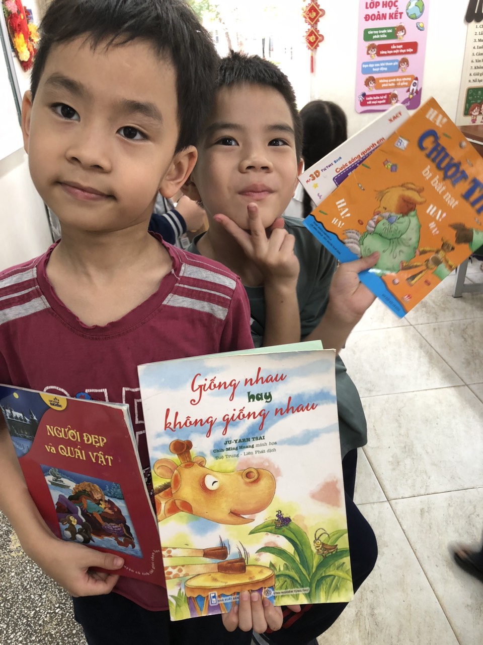 Học sinh lớp 2A1 tích cực tham gia “Ngày hội đọc sách”