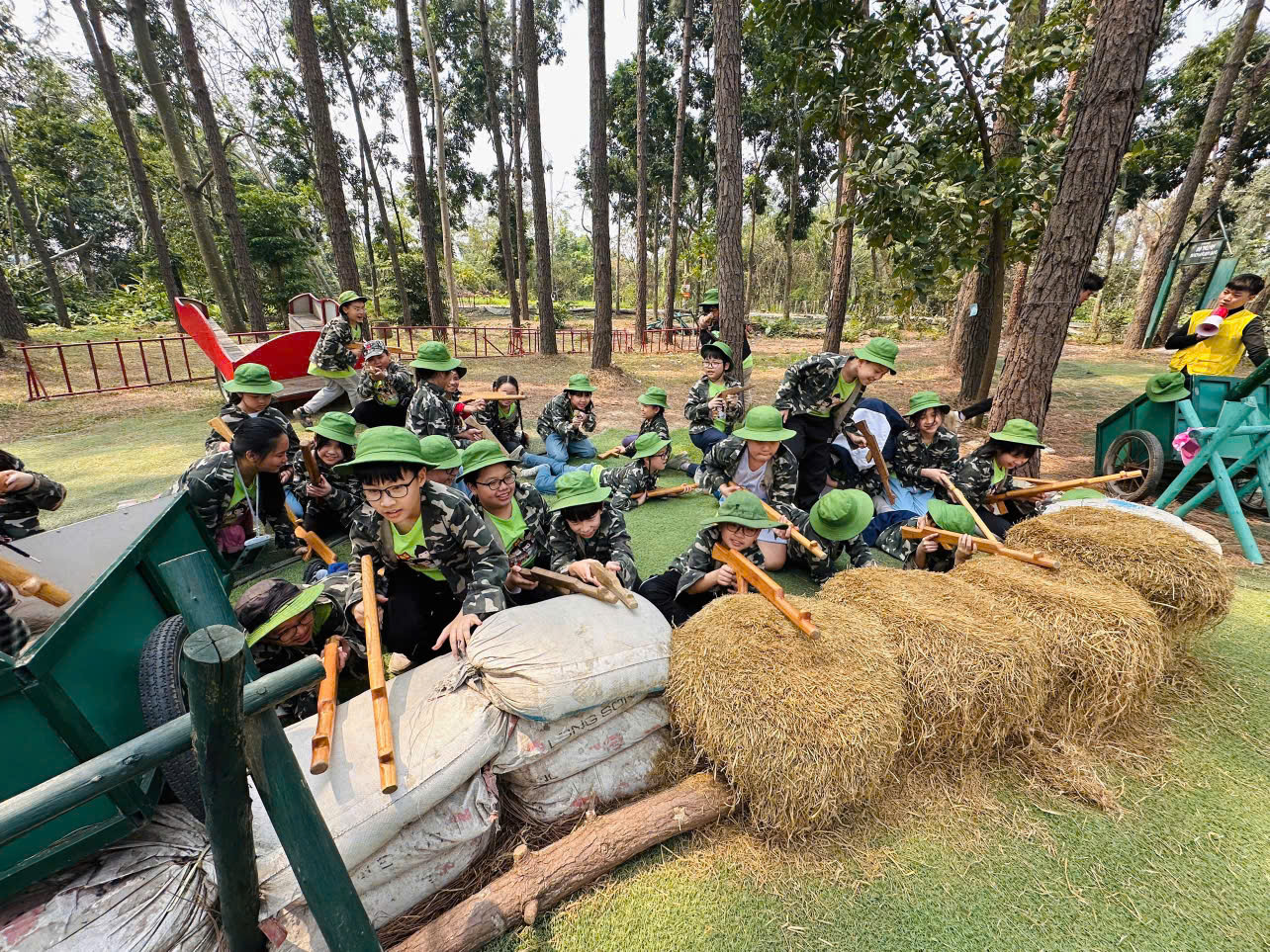 Lớp 5A6 hào hứng với chuyến tham quan ngoại khóa tại Khu du lịch Trải nghiệm Thu Thuỷ Ecolodge