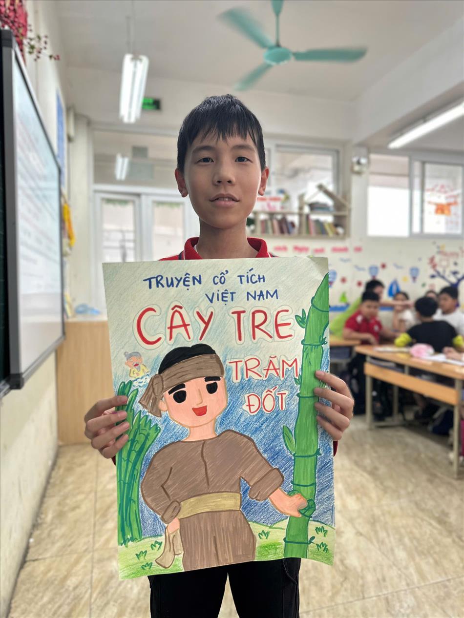 Sắc màu 5A6 rực rỡ chào mừng Ngày hội Sách