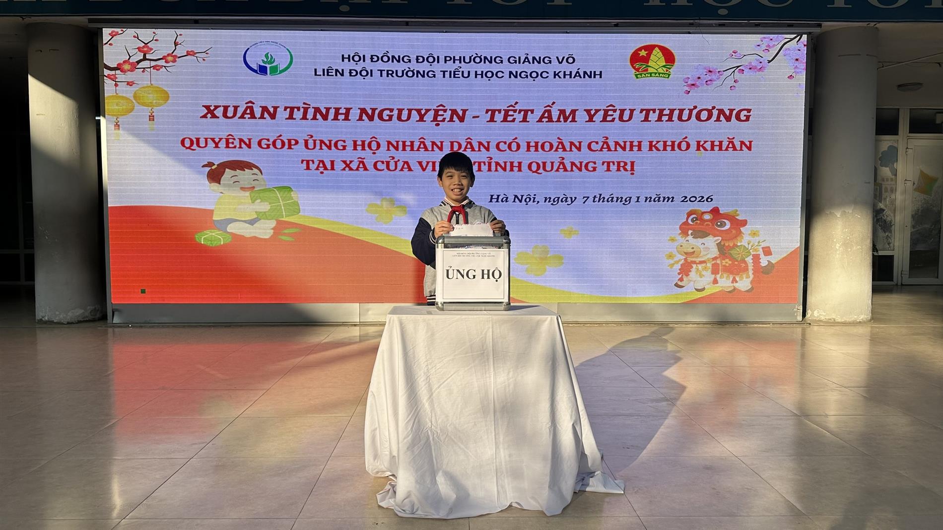 Lớp 4A6 hưởng ứng chương trình “Xuân tình nguyện – Tết ấm yêu thương”