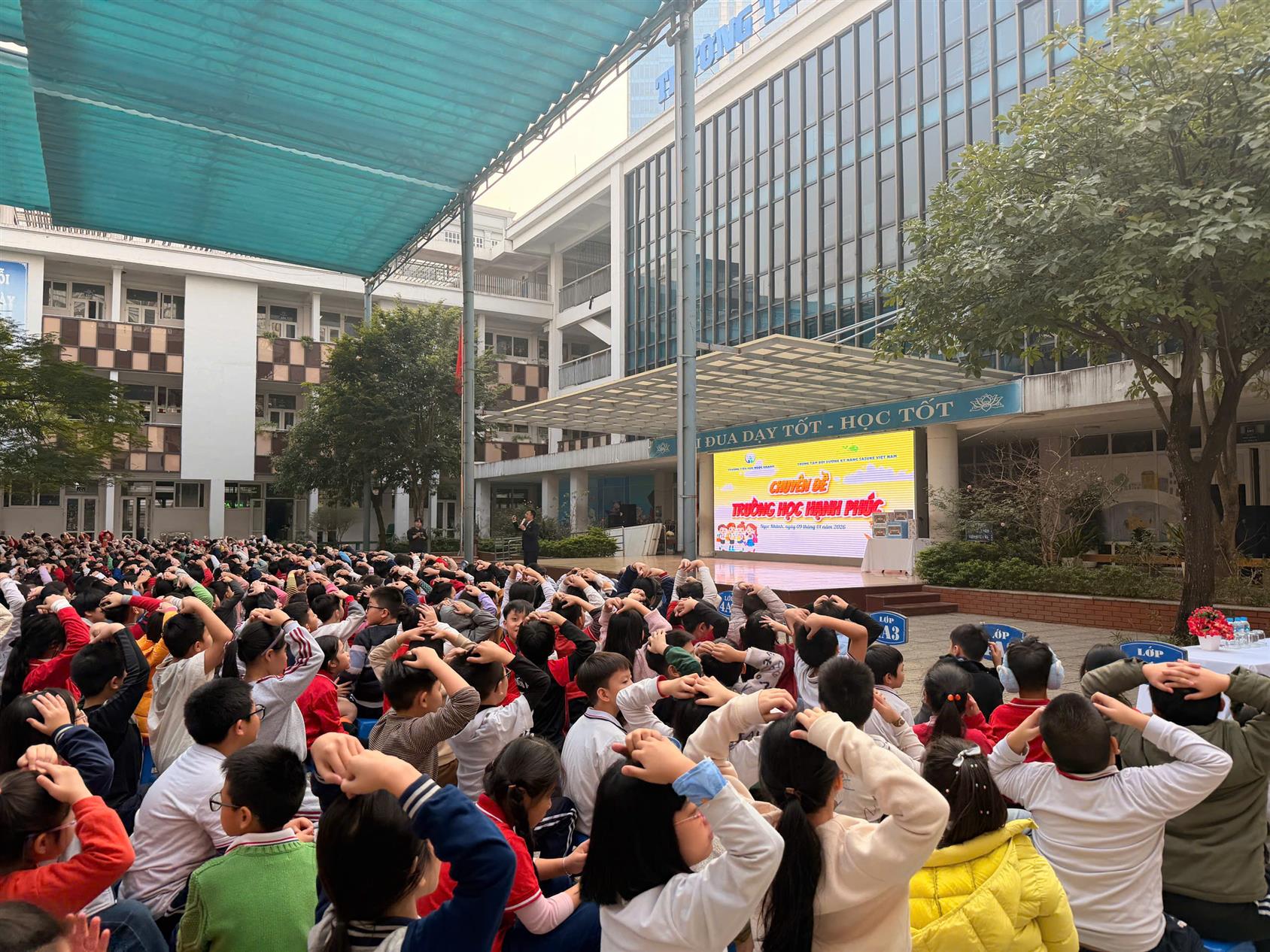 Học sinh lớp 4A3 tham gia chuyên đề “Trường học hạnh phúc”