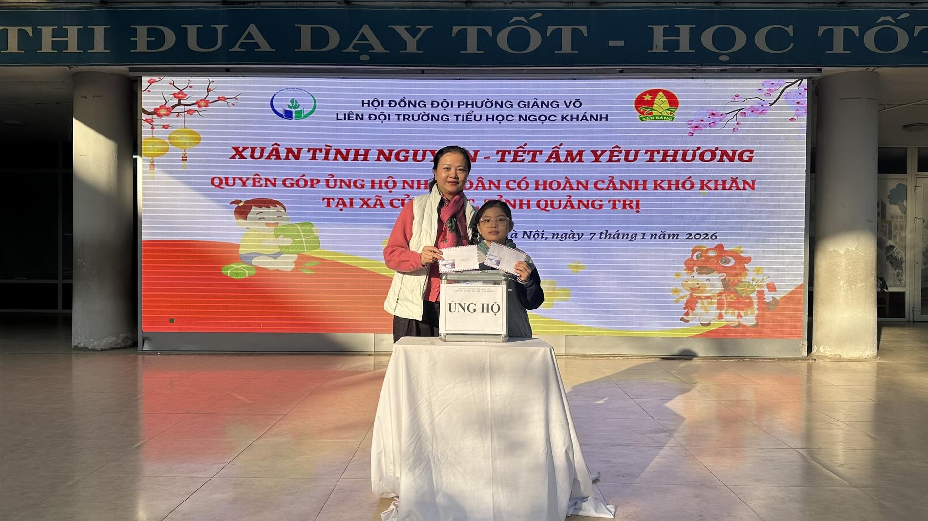 Lớp 3A3 tham gia ủng hộ Xuân ấm yêu thương