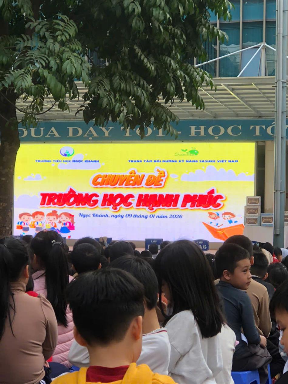 "Trường học hạnh phúc" cùng các bạn học sinh lớp 2A1