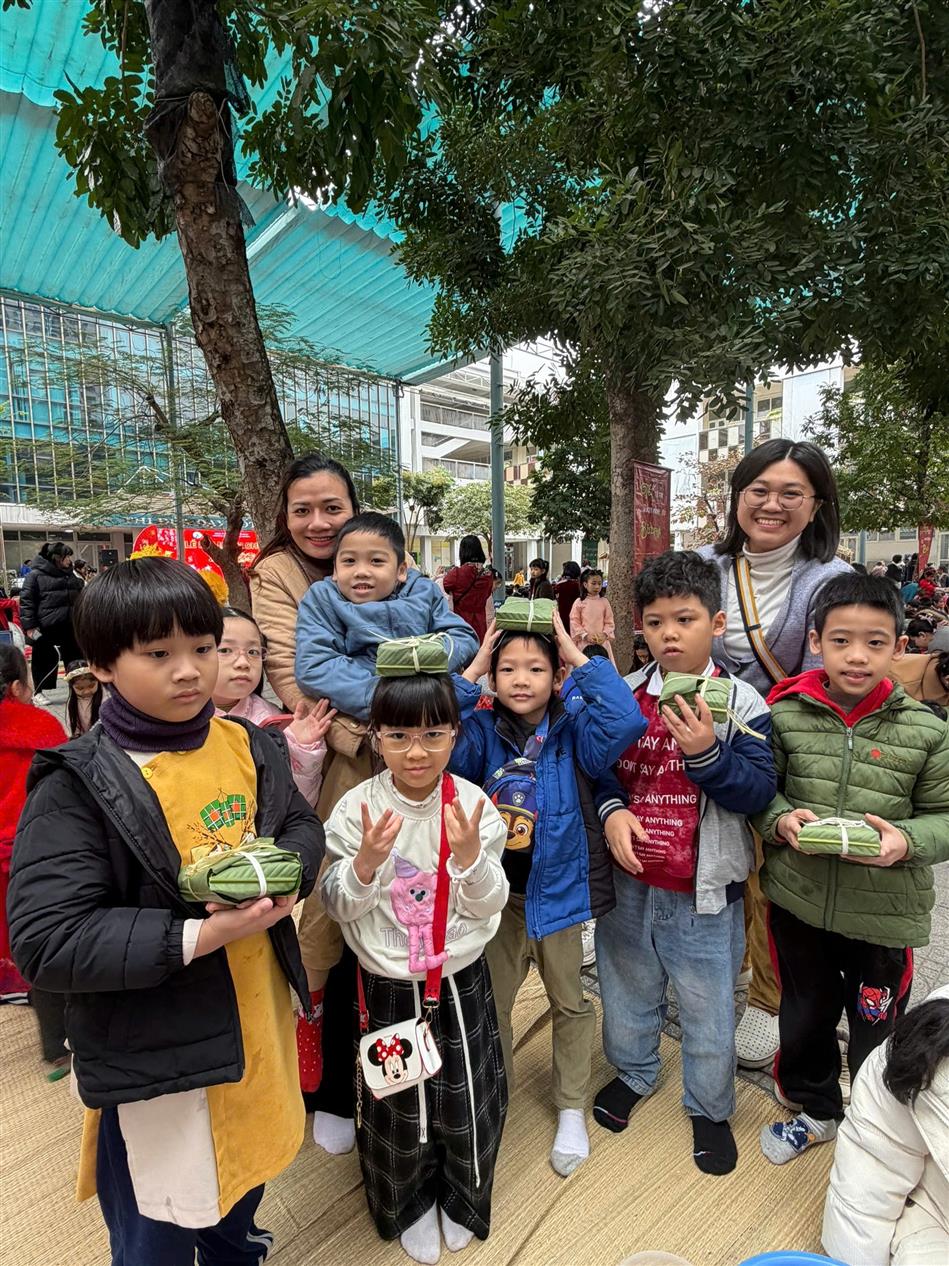 Bánh chưng xanh – Tết an lành cùng lớp 1A6