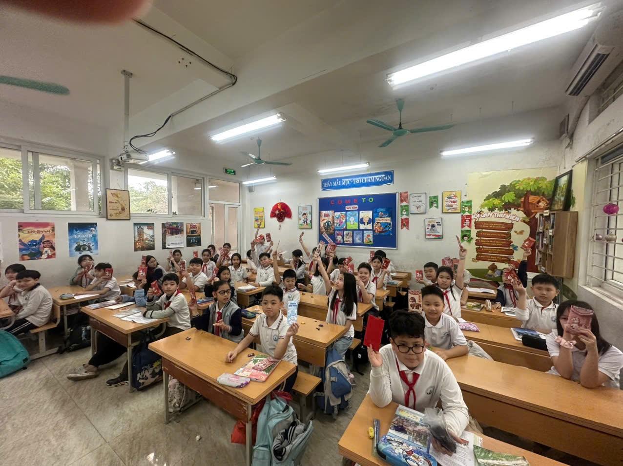 Lớp 5A2 trở lại học tập sau những ngày vui xuân Bính Ngọ