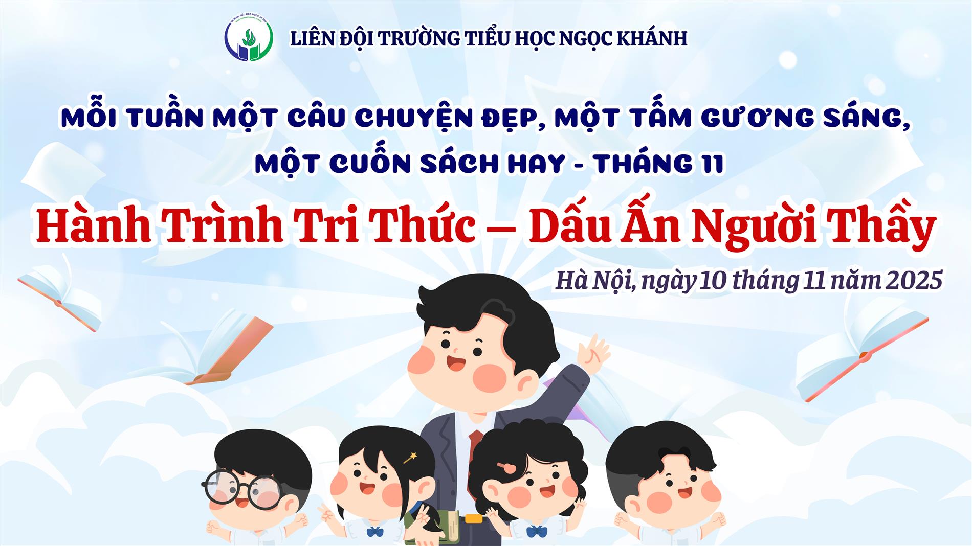 Mỗi tuần một câu chuyện đẹp, một tấm gương sáng, một cuốn sách hay tháng 11: “Hành trình tri thức - Dấu ấn người thầy”