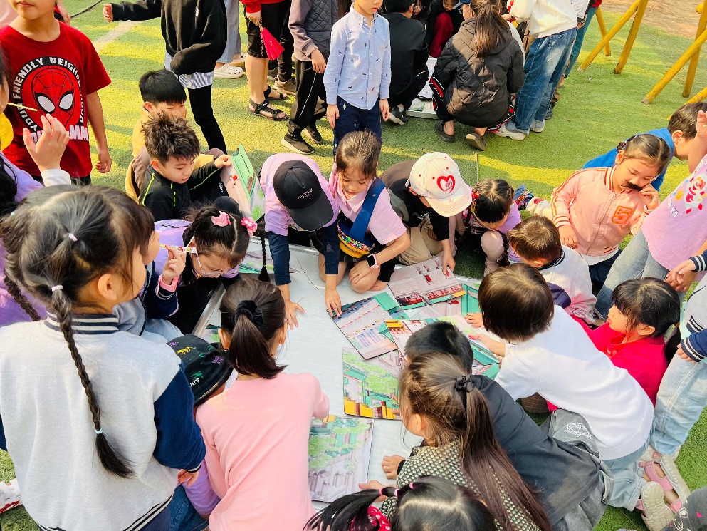 A group of children sitting on the ground

AI-generated content may be incorrect.