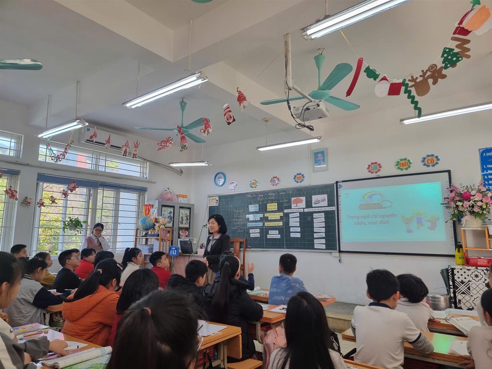 Lớp 4A3 – tham gia Hội giảng mùa xuân với  tiết Luyện từ và câu