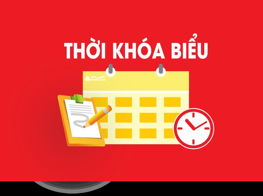 Thông báo thời khóa biểu năm học 2025-2026